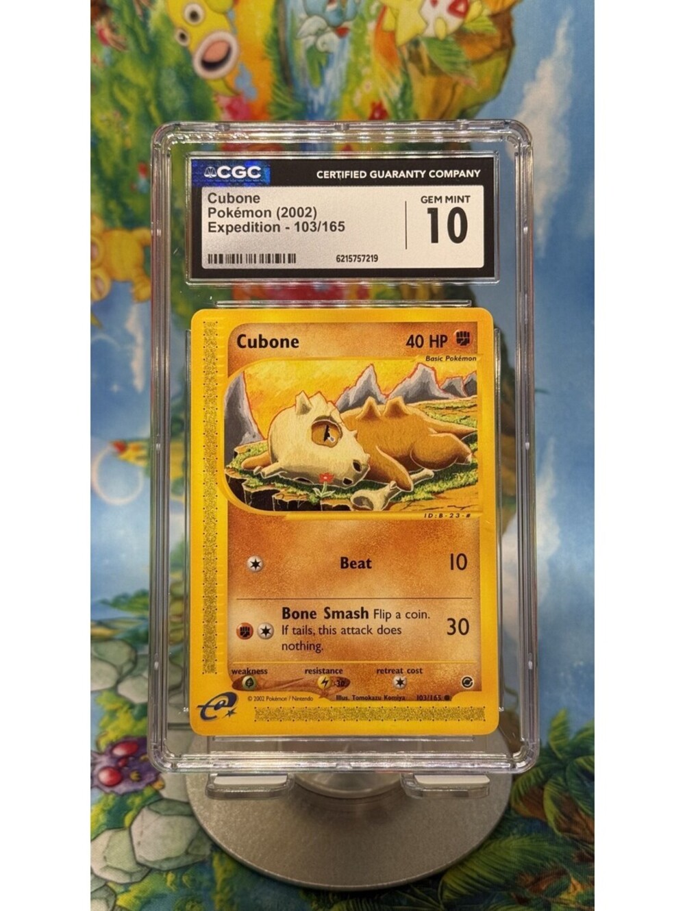 Cubone Expedition 103/165 2002 English CGC 10
